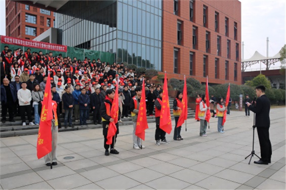 火狐平台_火狐(中国)一站式服务平台举行党员联系学生结对暨学习雷锋主题活动月启动仪式